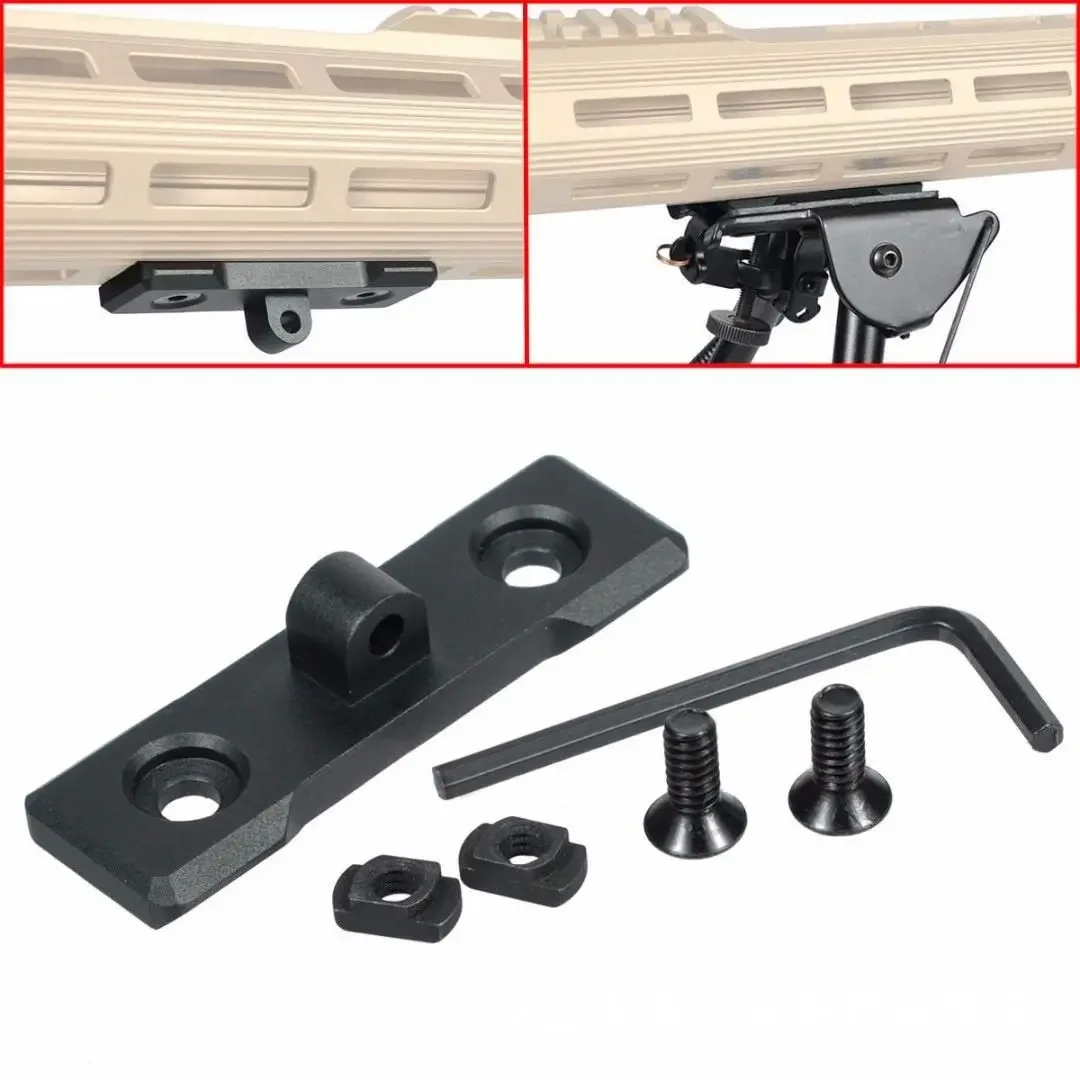 Bipod Rifle Mount - M-LOK KeyHappBipod Mount Handguard Adaptateur Low