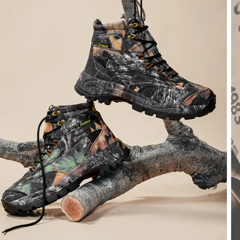 Hunting Outdoor Boots - Bottes de chasse de Camouflage montantes