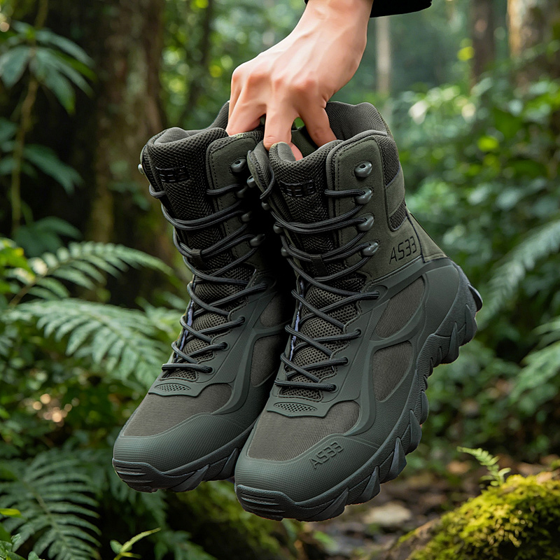 Hunting Outdoor Boots - Bottes tactiques pour hommes, bottes d'entraînement