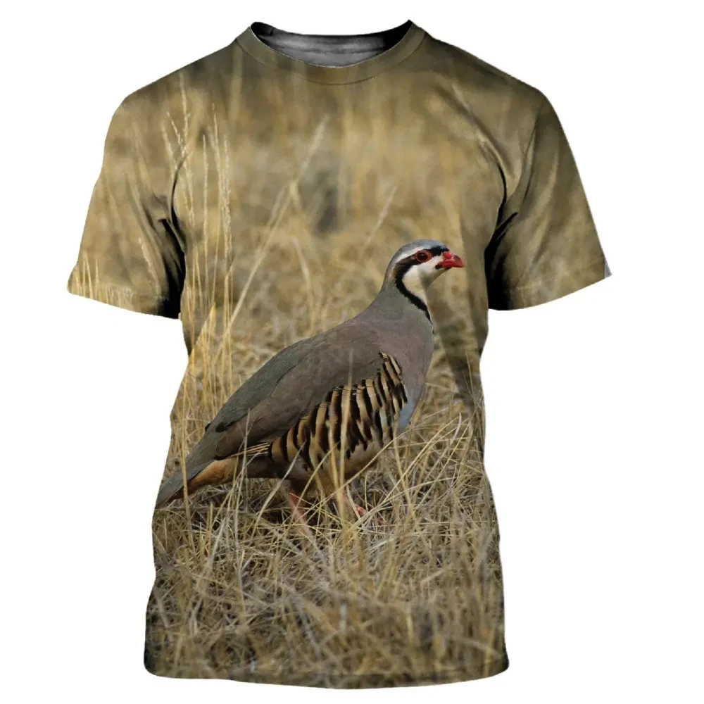 Hunting Quail - Nouveau T-shirt décontracté à col rond