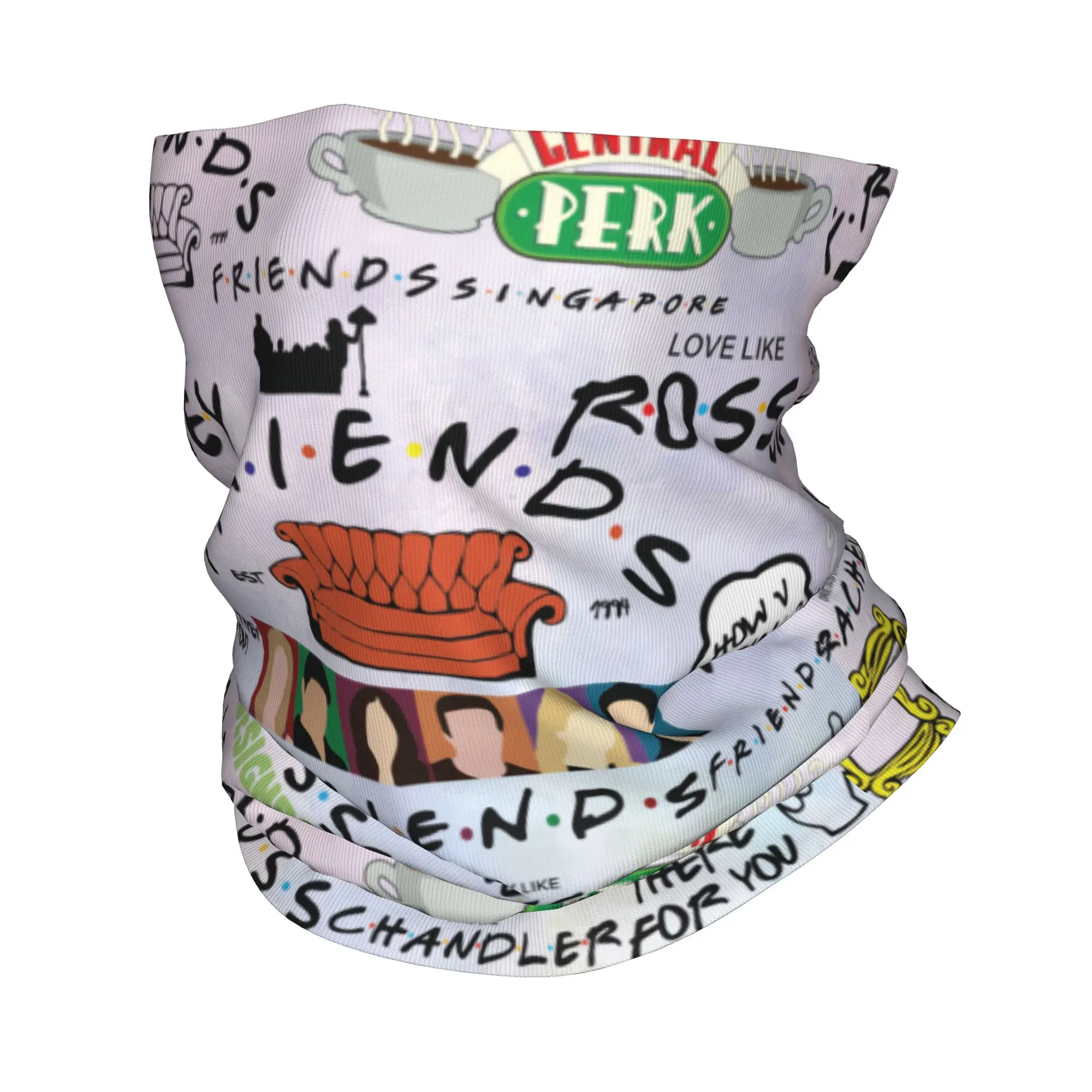 Hunting Outdoor Shows - Cache-cou Bandana Collage Funny Friends pour