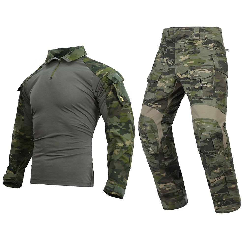 Outdoor Hunting Trousers - Ensemble uniforme de combat Emersongear E3,