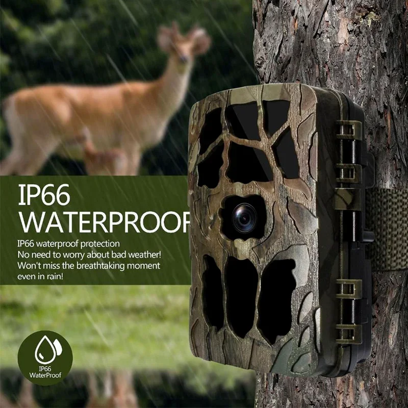 Hunting Outdoor Camera - H982 IP66 étanche 4K extérieur infrarouge