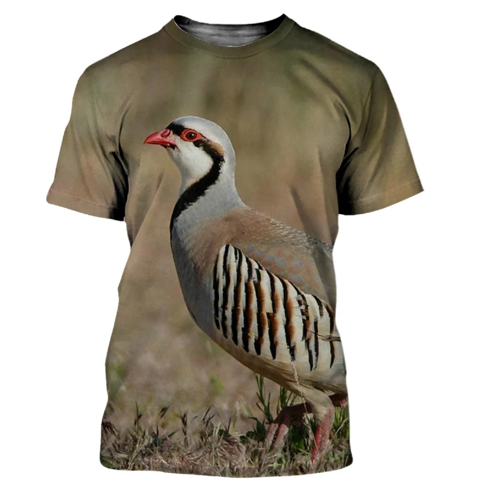 Nouveau T-shirt Homme Col Rond - Hunting Quail avis et prix