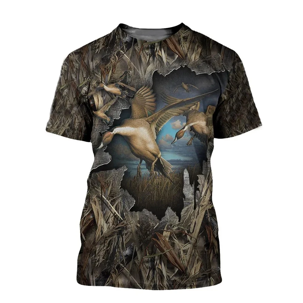 Nouveau T-shirt Homme Col Rond - Hunting Quail avis et prix