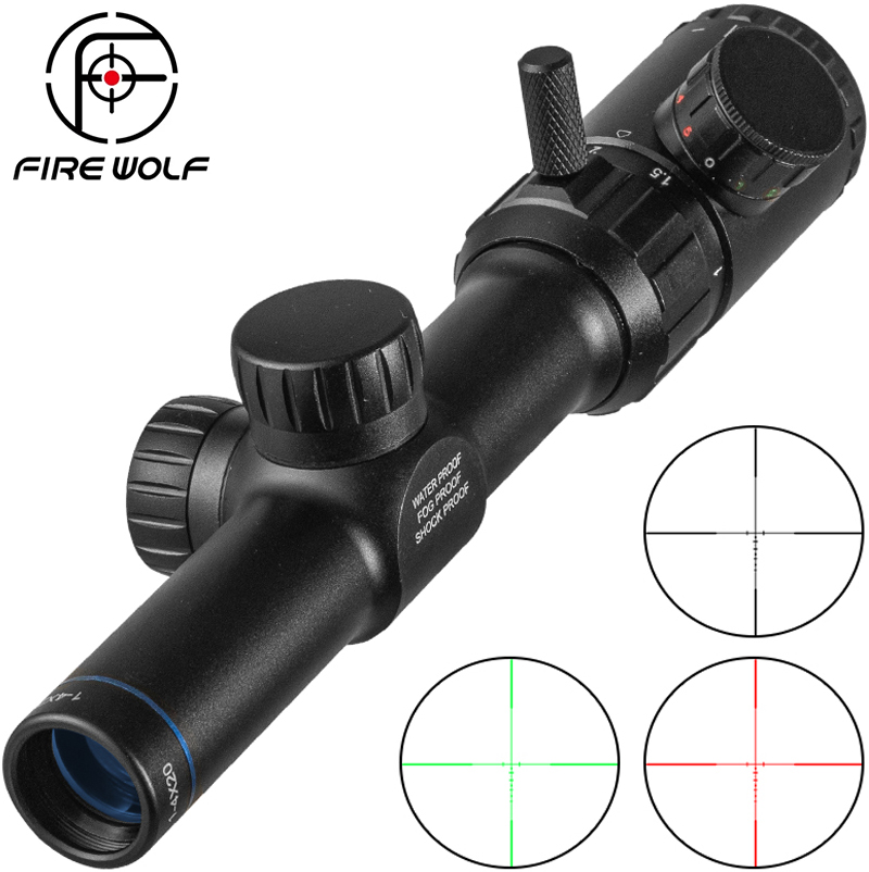 FIRE WOLF 1-4x20 portée de fus - Outdoor Hunting Range avis et prix