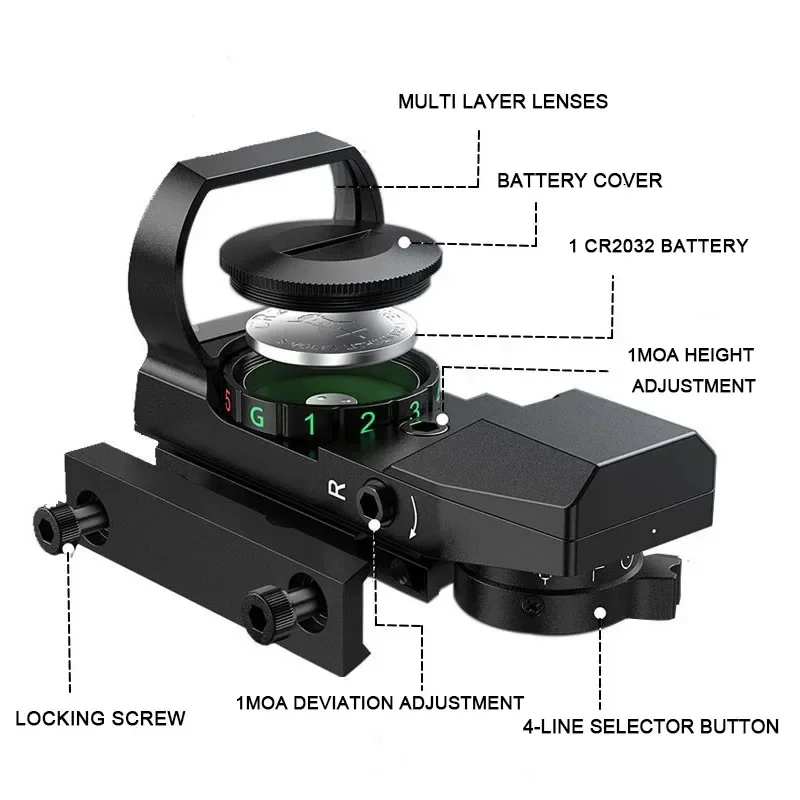 Lunette de visée tactique HD10 - Outdoor Hunting Range avis et prix