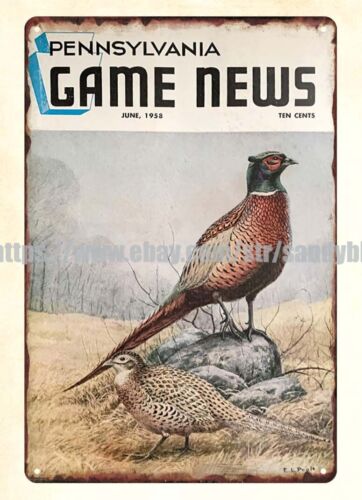 Panneau en métal décoratif pou - Hunting Quail avis et prix