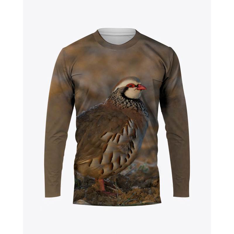 CamSolomon-T-shirt à manches l - Hunting Quail avis et prix