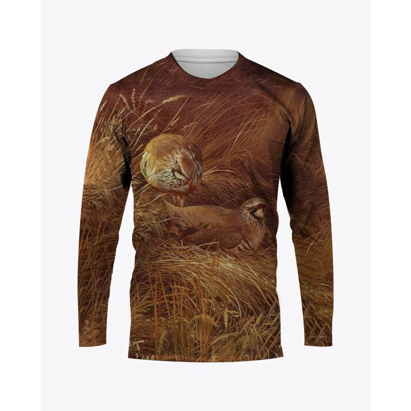 CamSolomon-T-shirt à manches l - Hunting Quail avis et prix