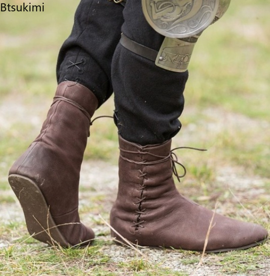 Bottes médiévales pour hommes  - Hunting Outdoor Boots avis et prix