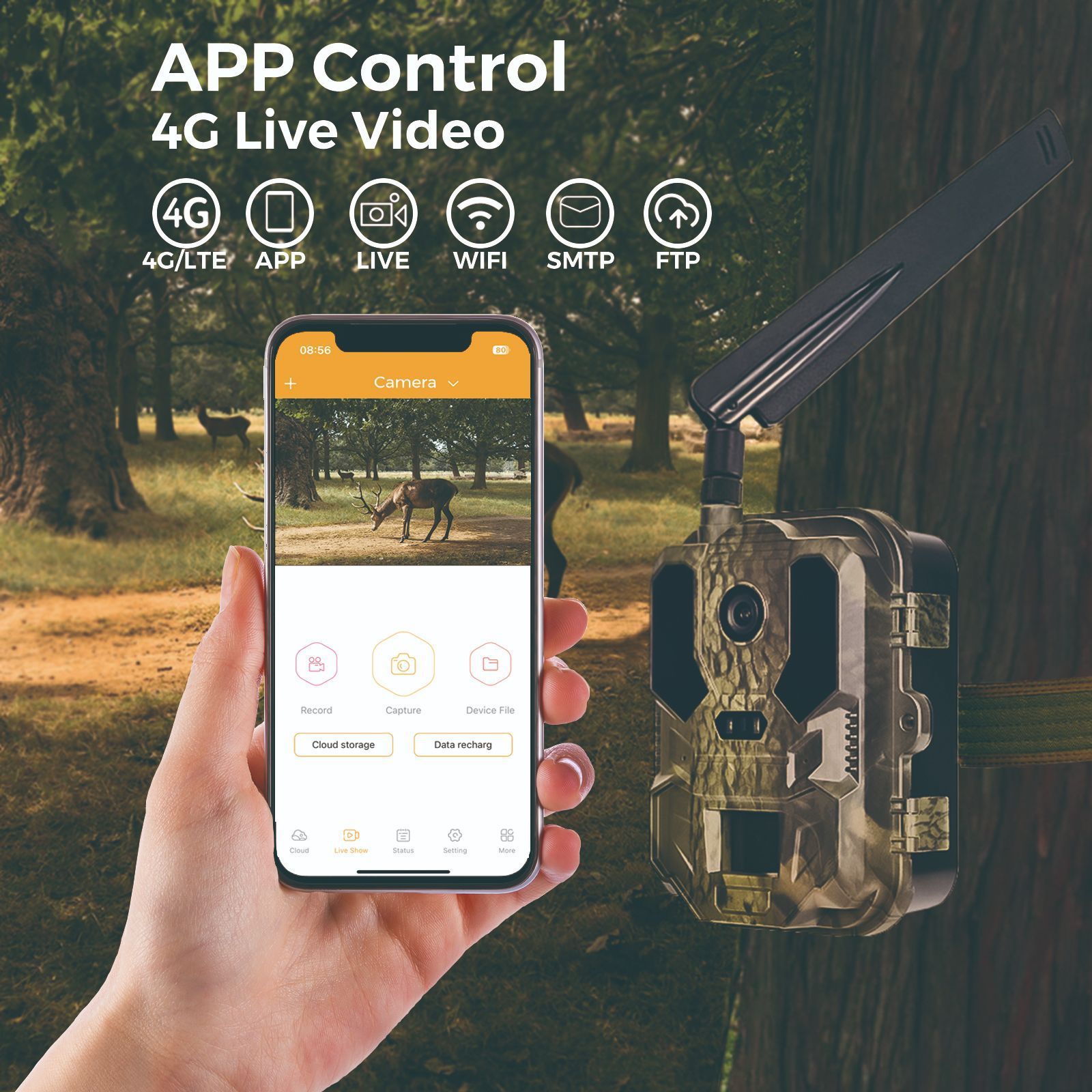 Caméra infrarouge 4G pour la f - Hunting Outdoor Camera avis et prix